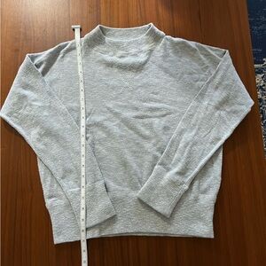 Madewell Heather soft blue Knit Sweater Sz small